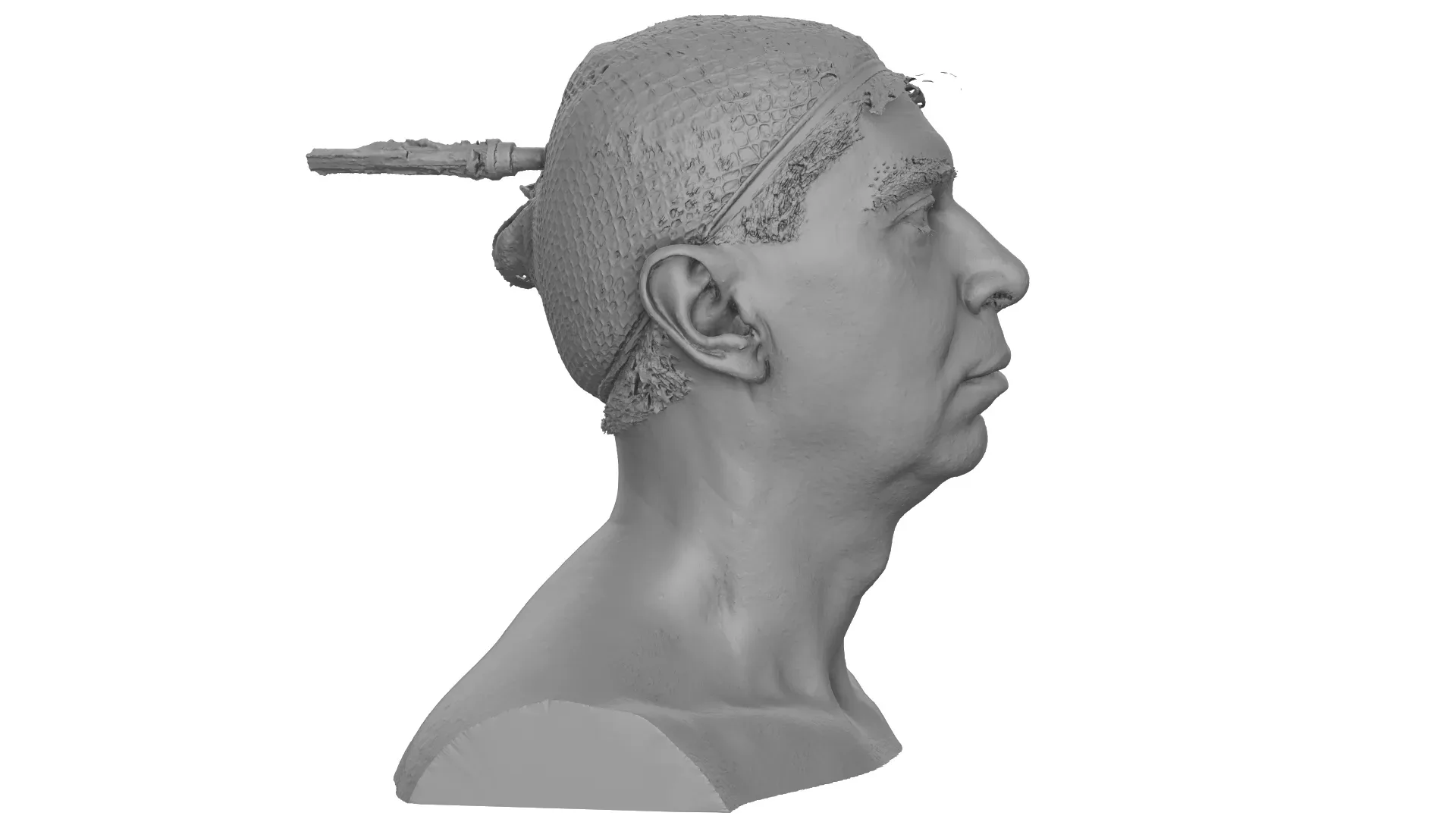 Raw Head Scan | 3D Model Giovanni Nuevo