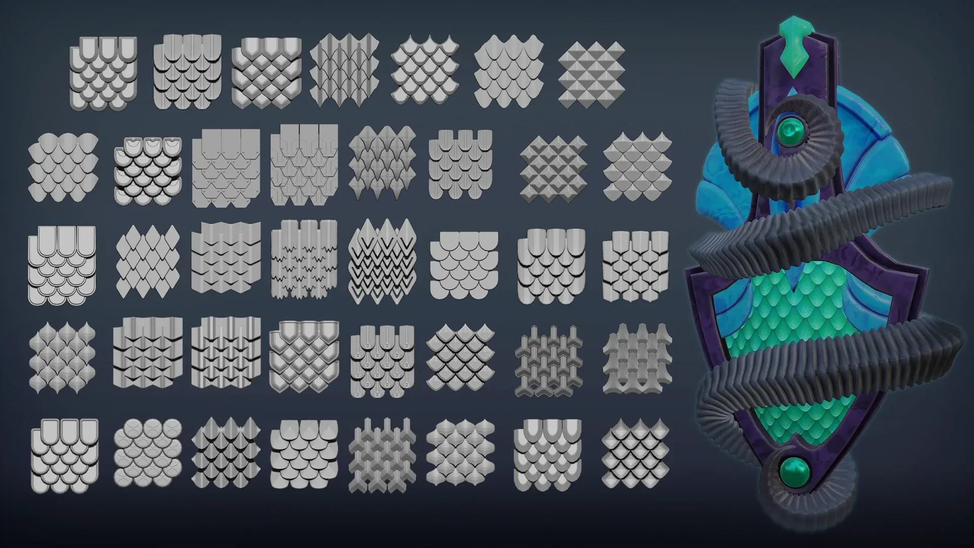 39 Scales for Sculpting, Texturing, Modeling and More