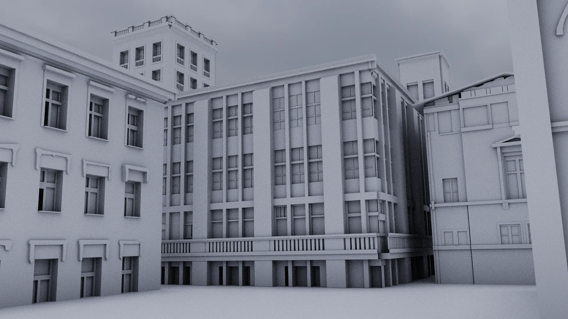 Abandoned City Buildings Asset Pack