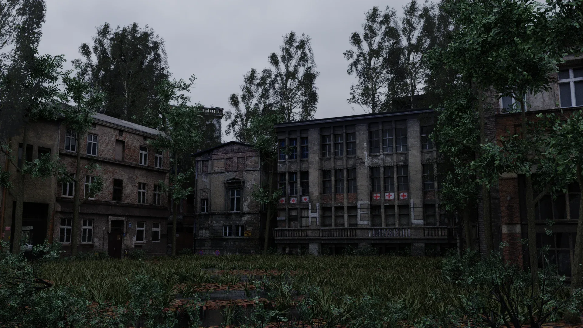 Abandoned City Buildings Asset Pack