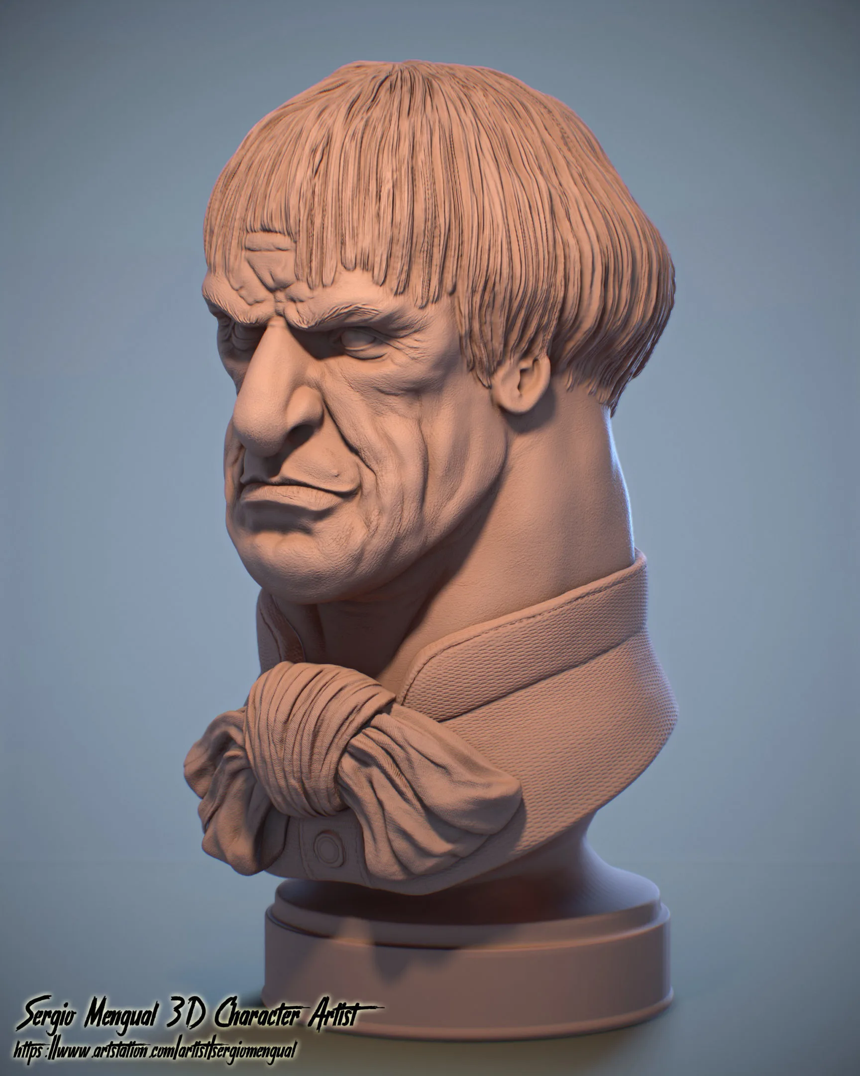 Haunted Mansion Uncle Lucius Bust 3D print model