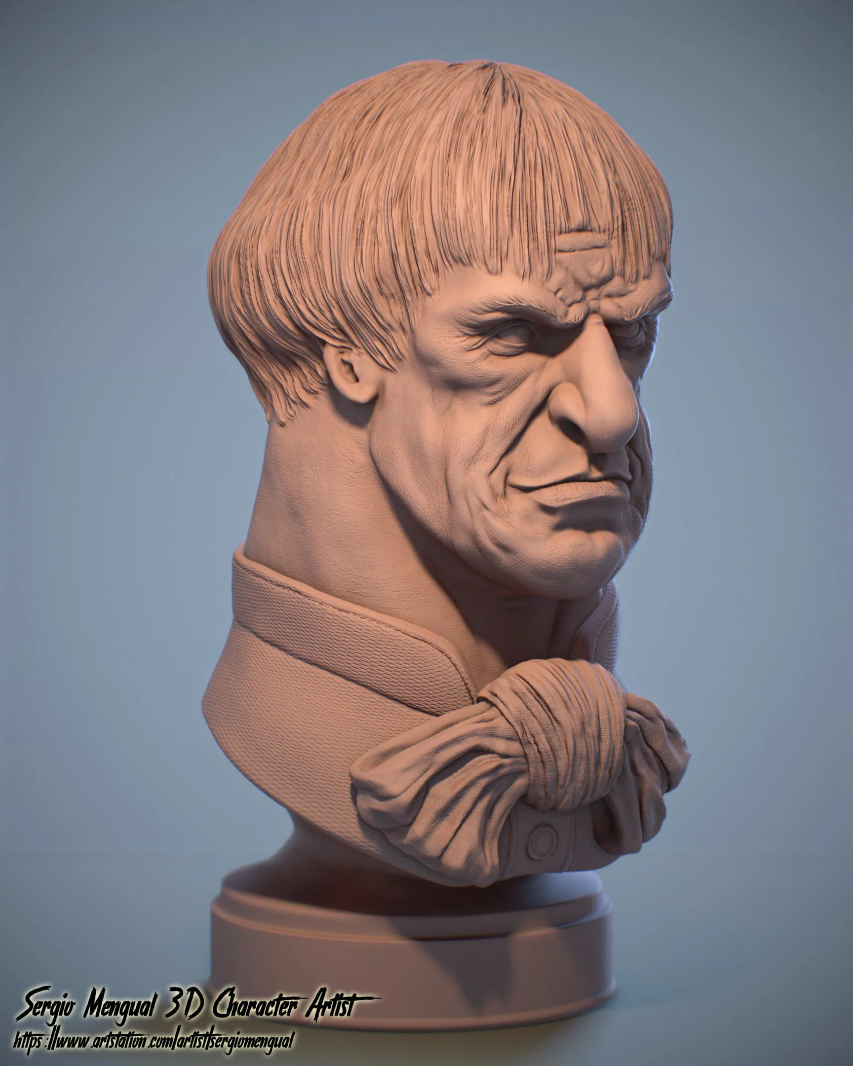 Haunted Mansion Uncle Lucius Bust 3D print model