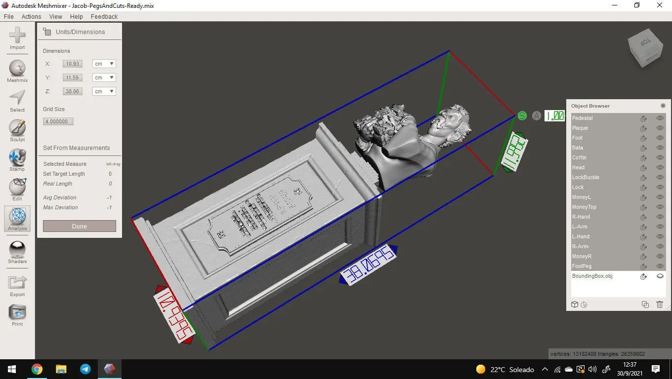 Haunted Mansion Uncle Jacob 3D Printable Bust DELUXE VERSION 3D print model