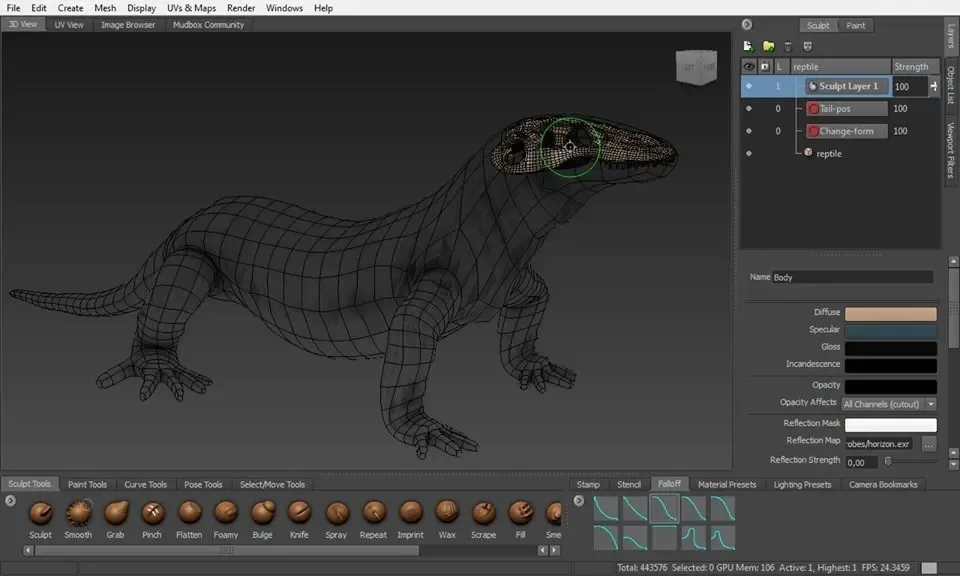 Komodo Dragon Skeleton 3D print model