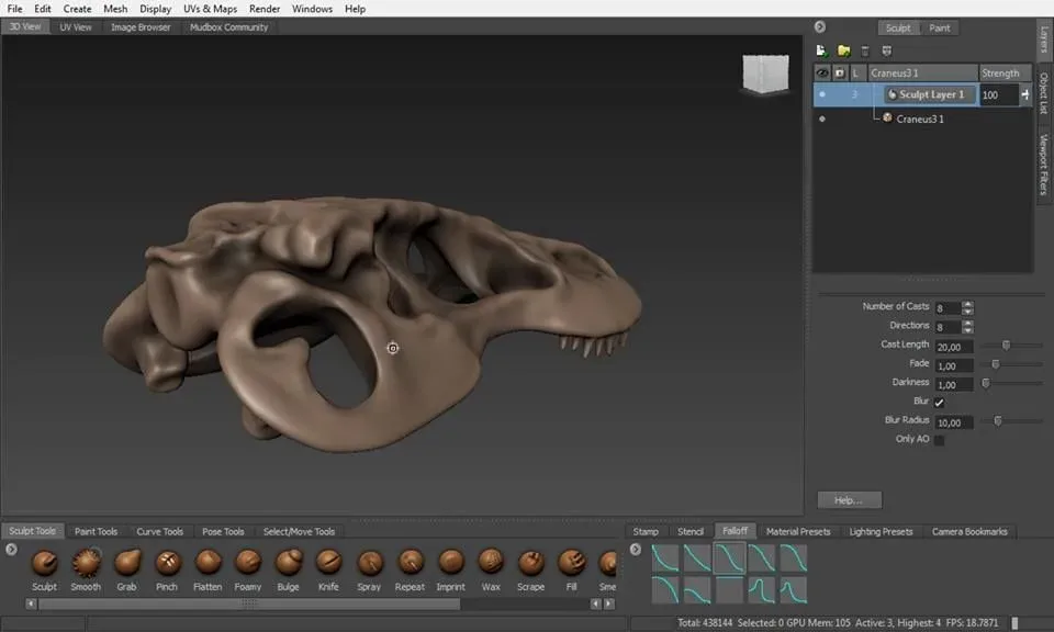 Komodo Dragon Skeleton 3D print model