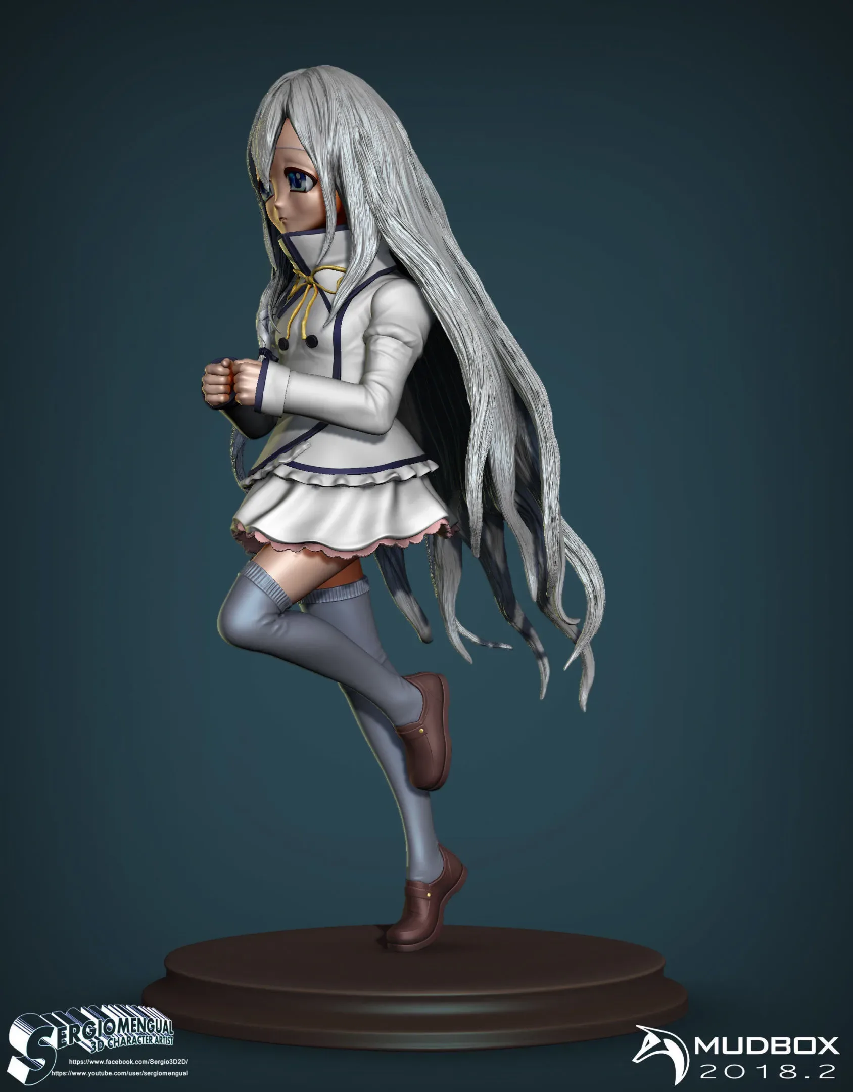 Est 3D Printable Figure Serei Tsukai No Blade Dance 3D print model