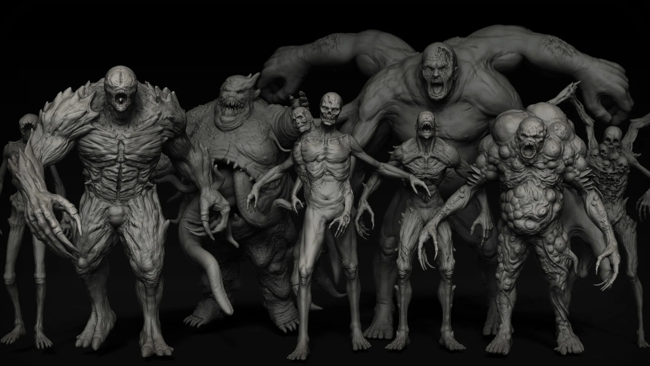 Zbrush - Undead Creature Brush mega Pack