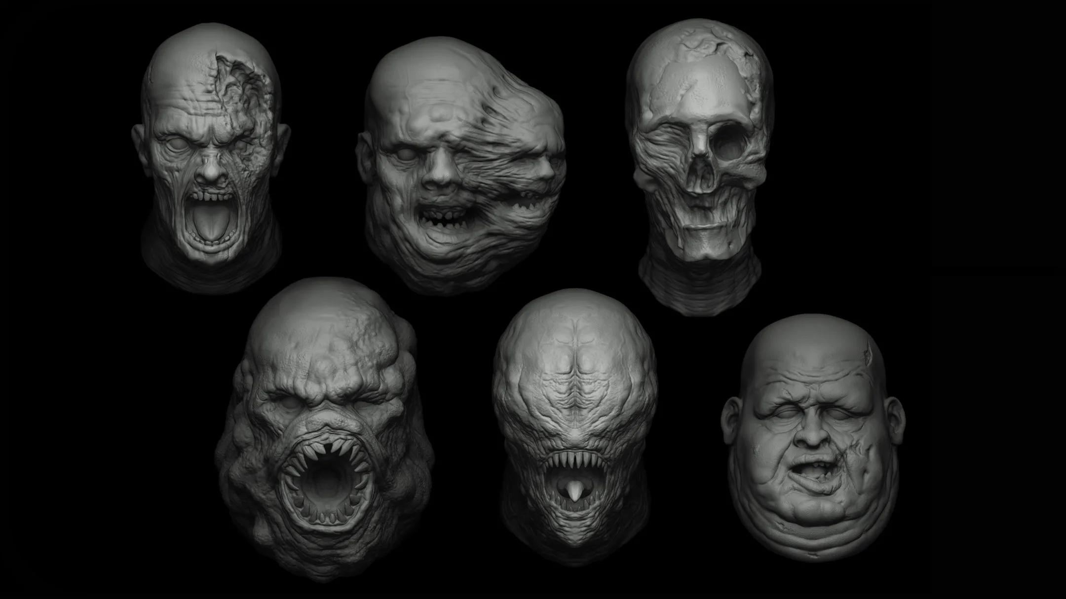 Zbrush - Undead Creature Brush mega Pack