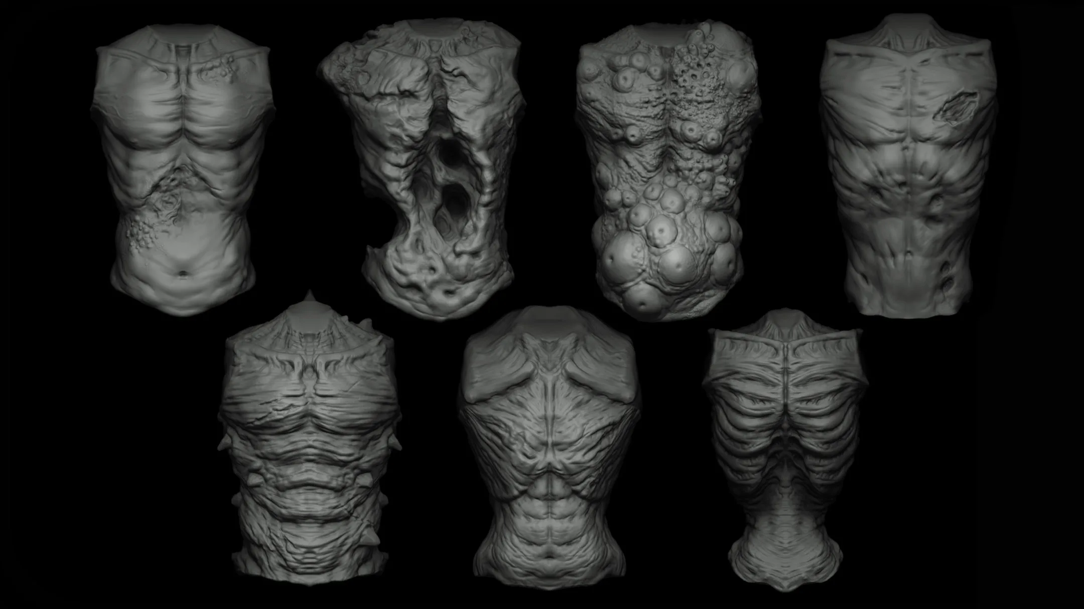 Zbrush - Undead Creature Brush mega Pack