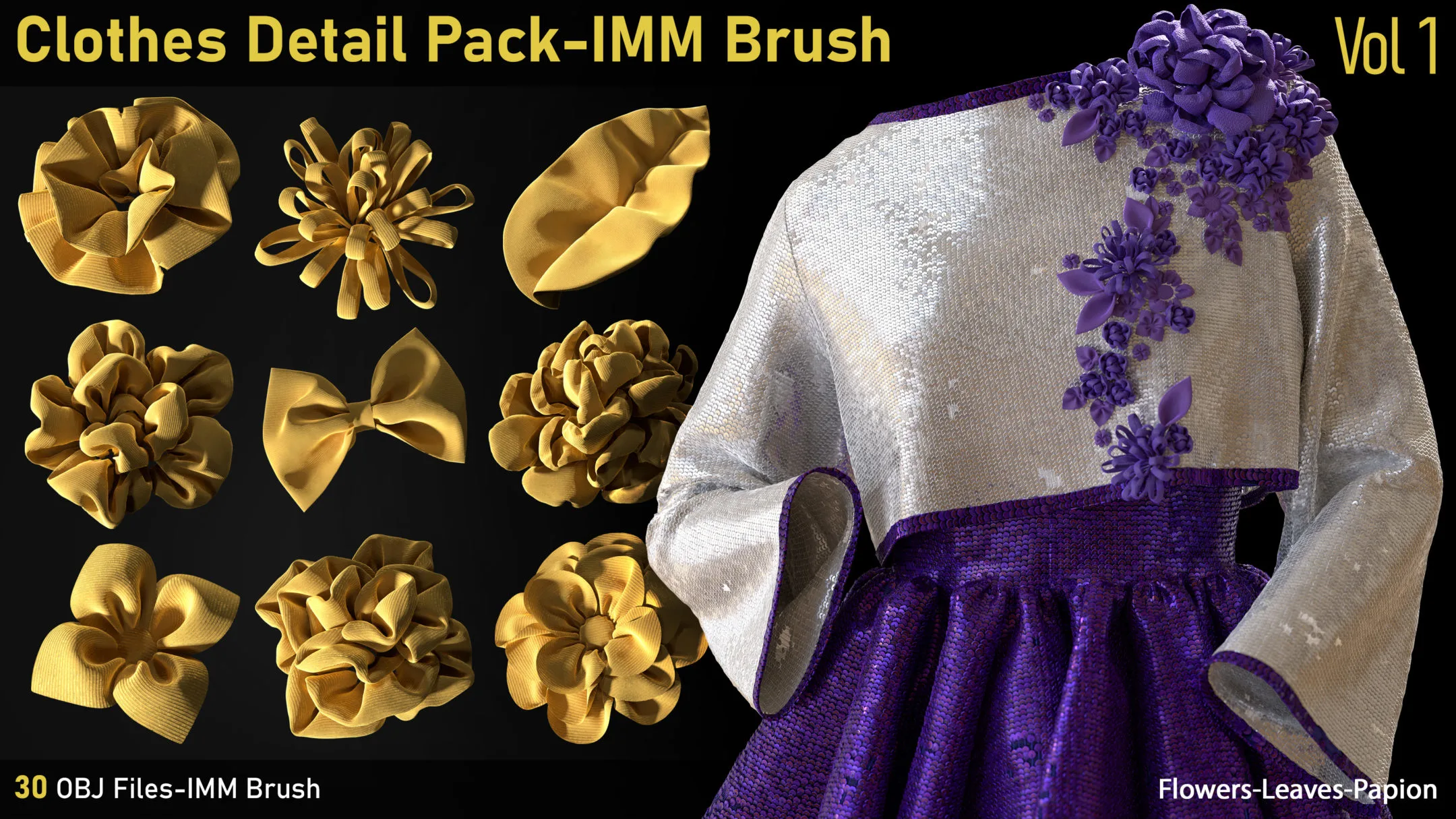 Cloth Detail Pack-IMM Brush-vol1