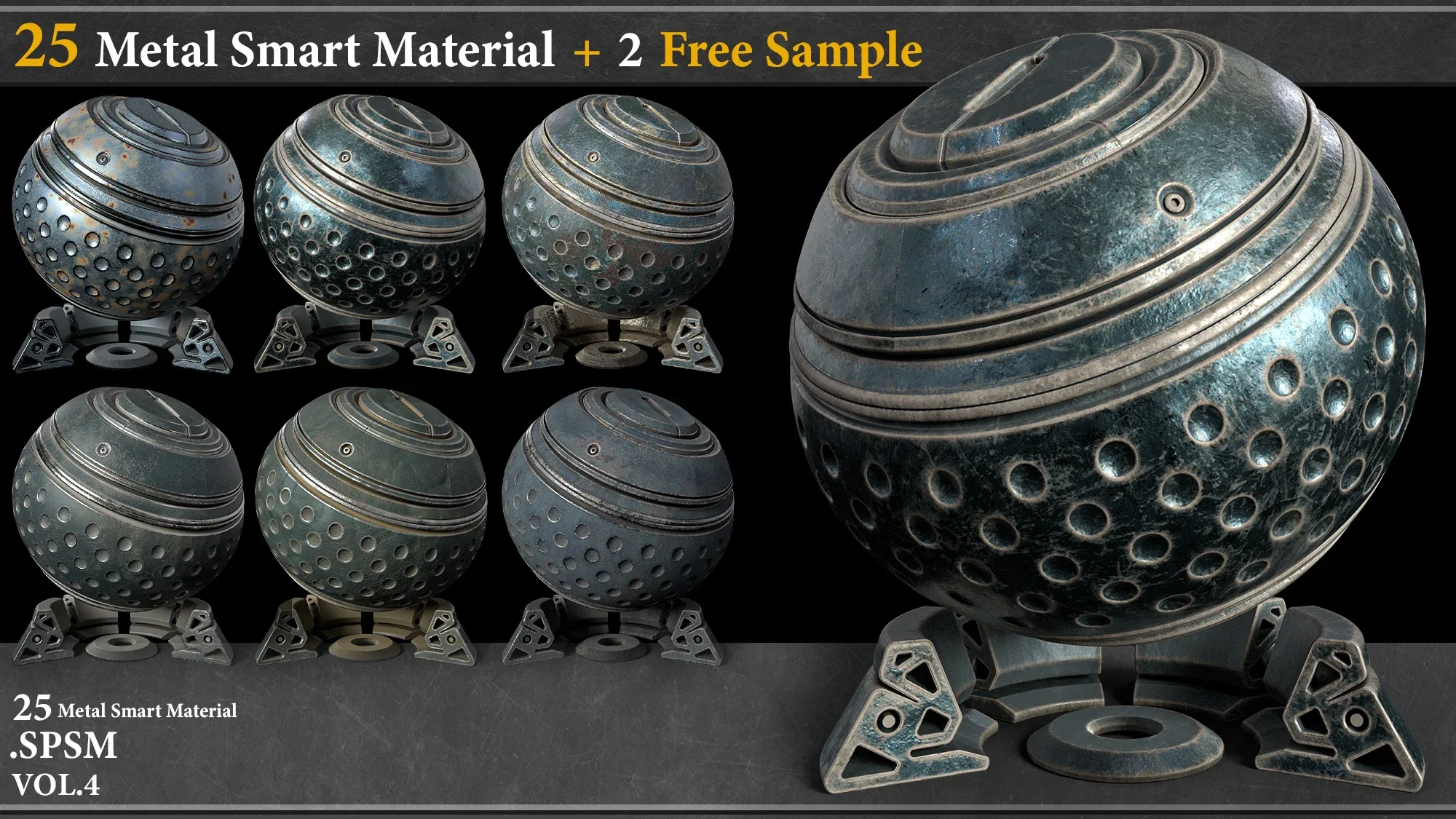 25 Metal Smart Material Vol.4