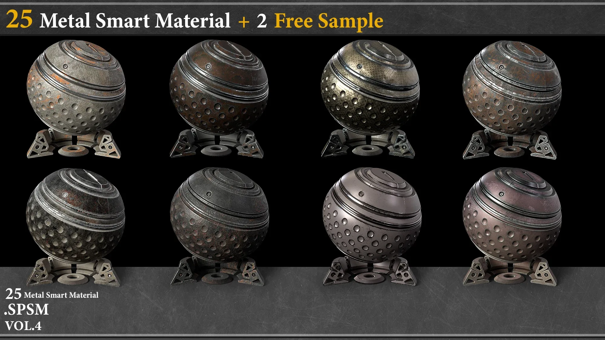 25 Metal Smart Material Vol.4