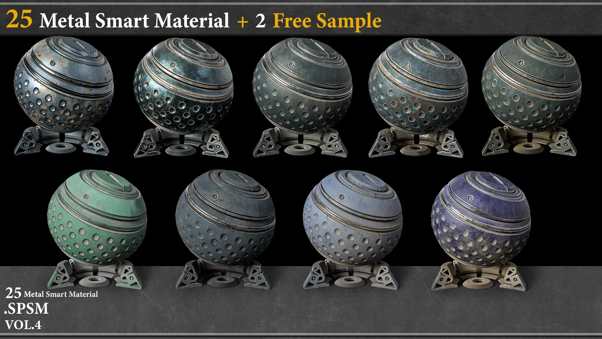 25 Metal Smart Material Vol.4