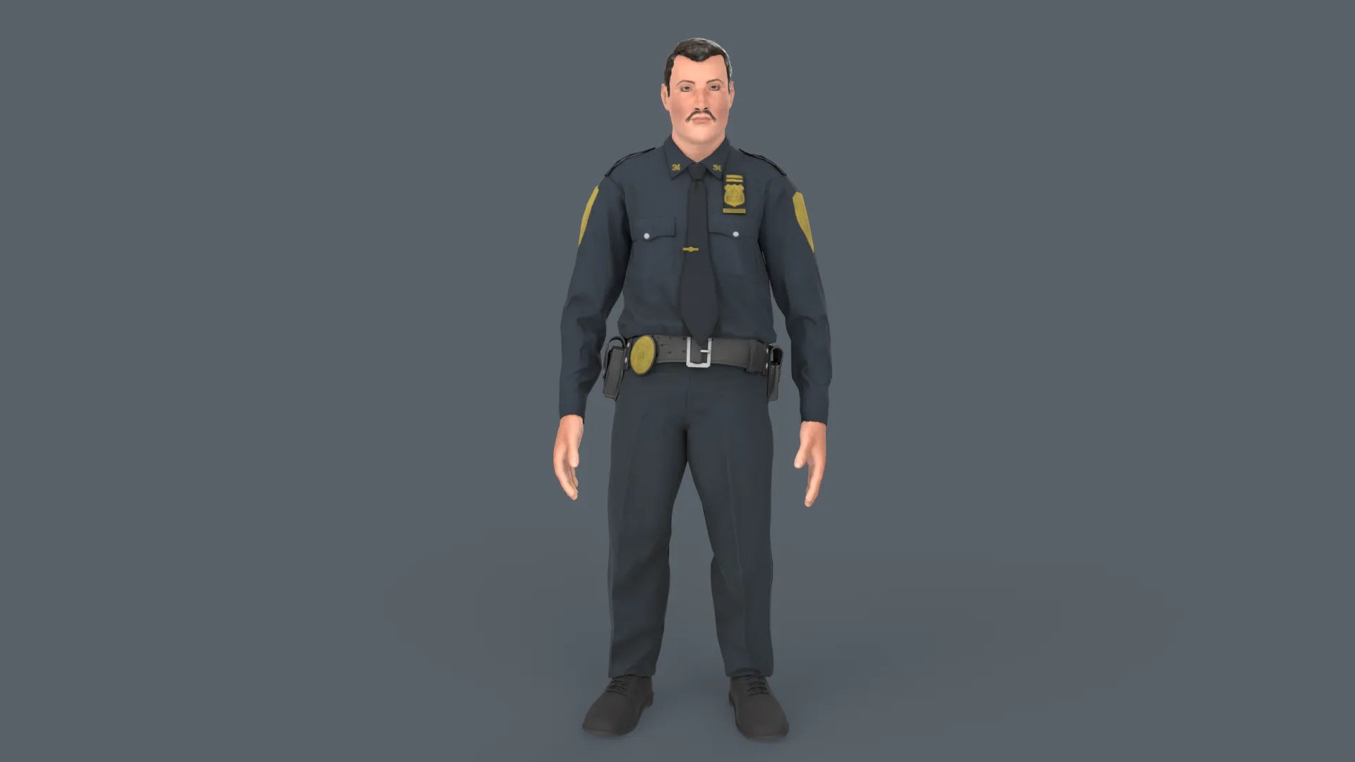 Police Man - Game Ready