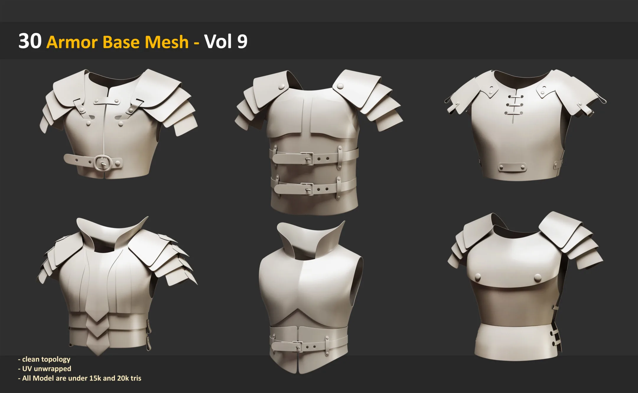 30 Armor Base Mesh - Vol 9