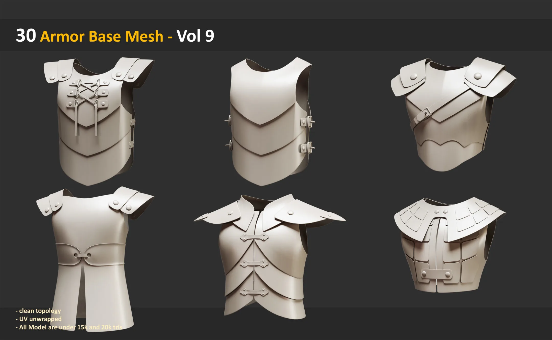 30 Armor Base Mesh - Vol 9