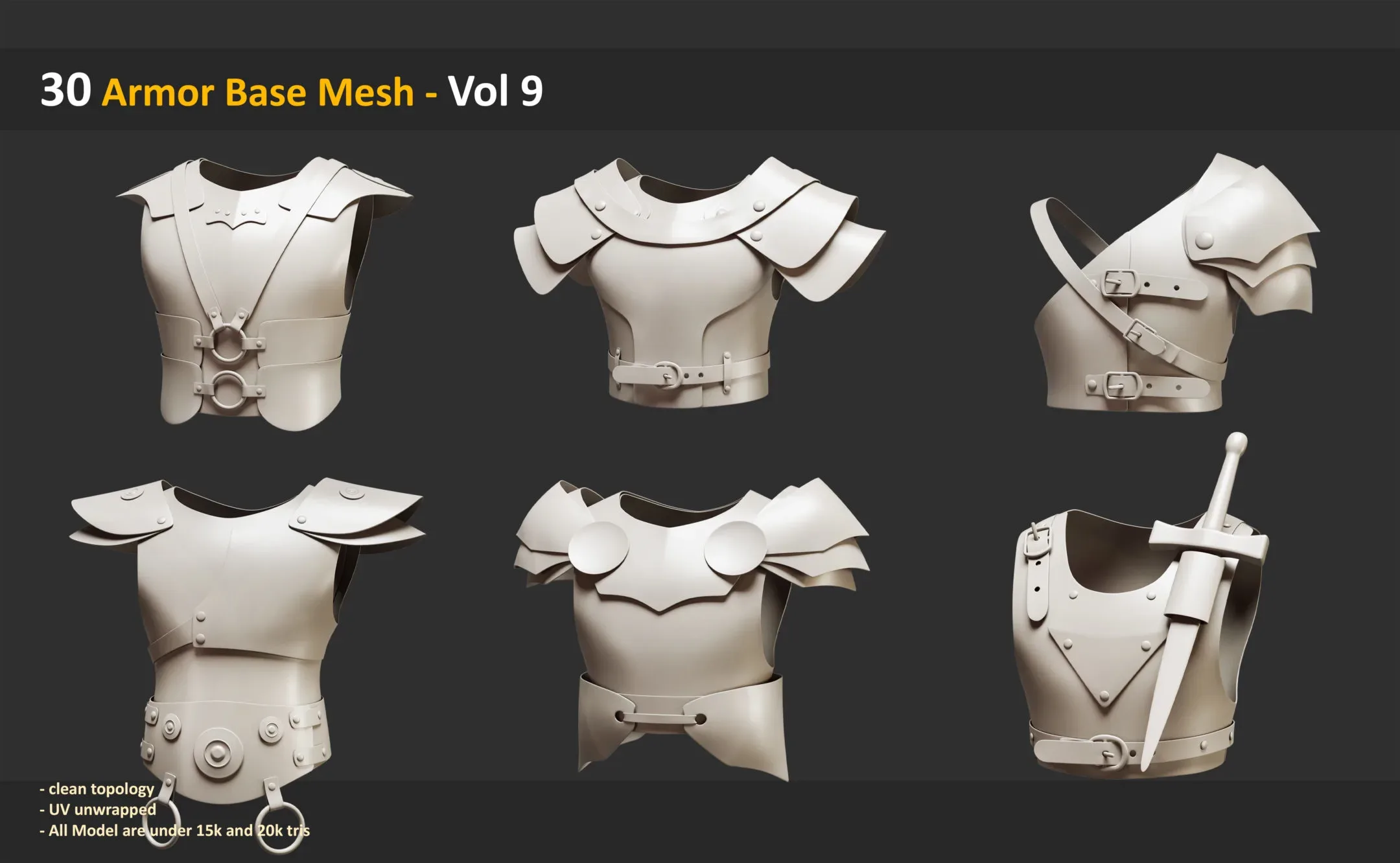 30 Armor Base Mesh - Vol 9