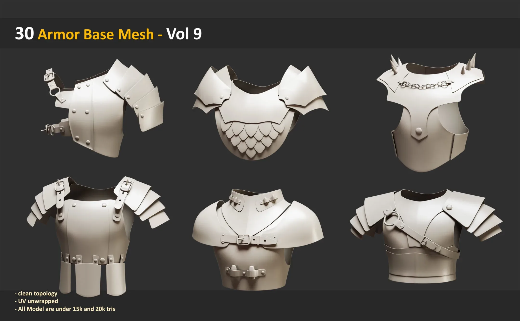 30 Armor Base Mesh - Vol 9