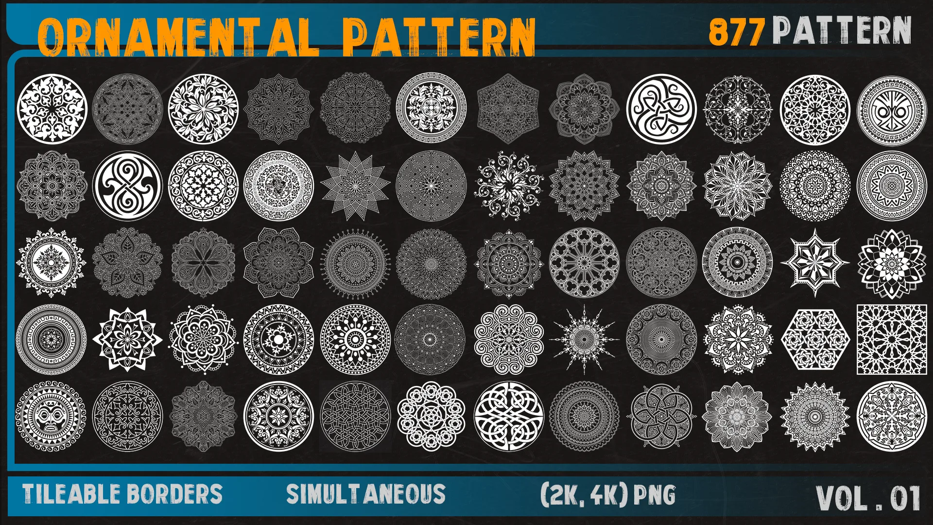 Ornamental pattern vol 01