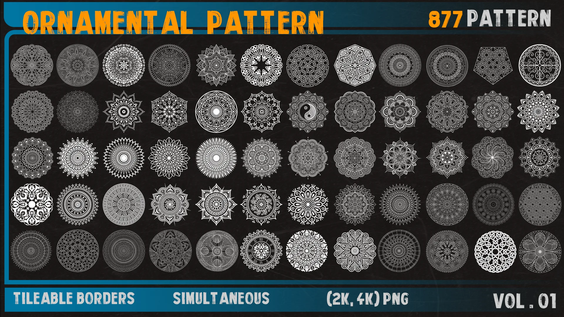 Ornamental pattern vol 01