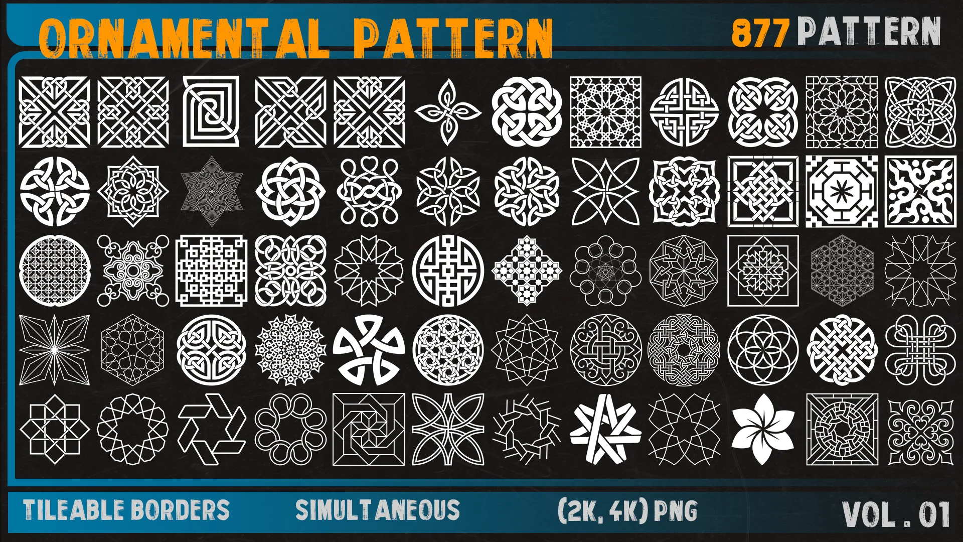 Ornamental pattern vol 01