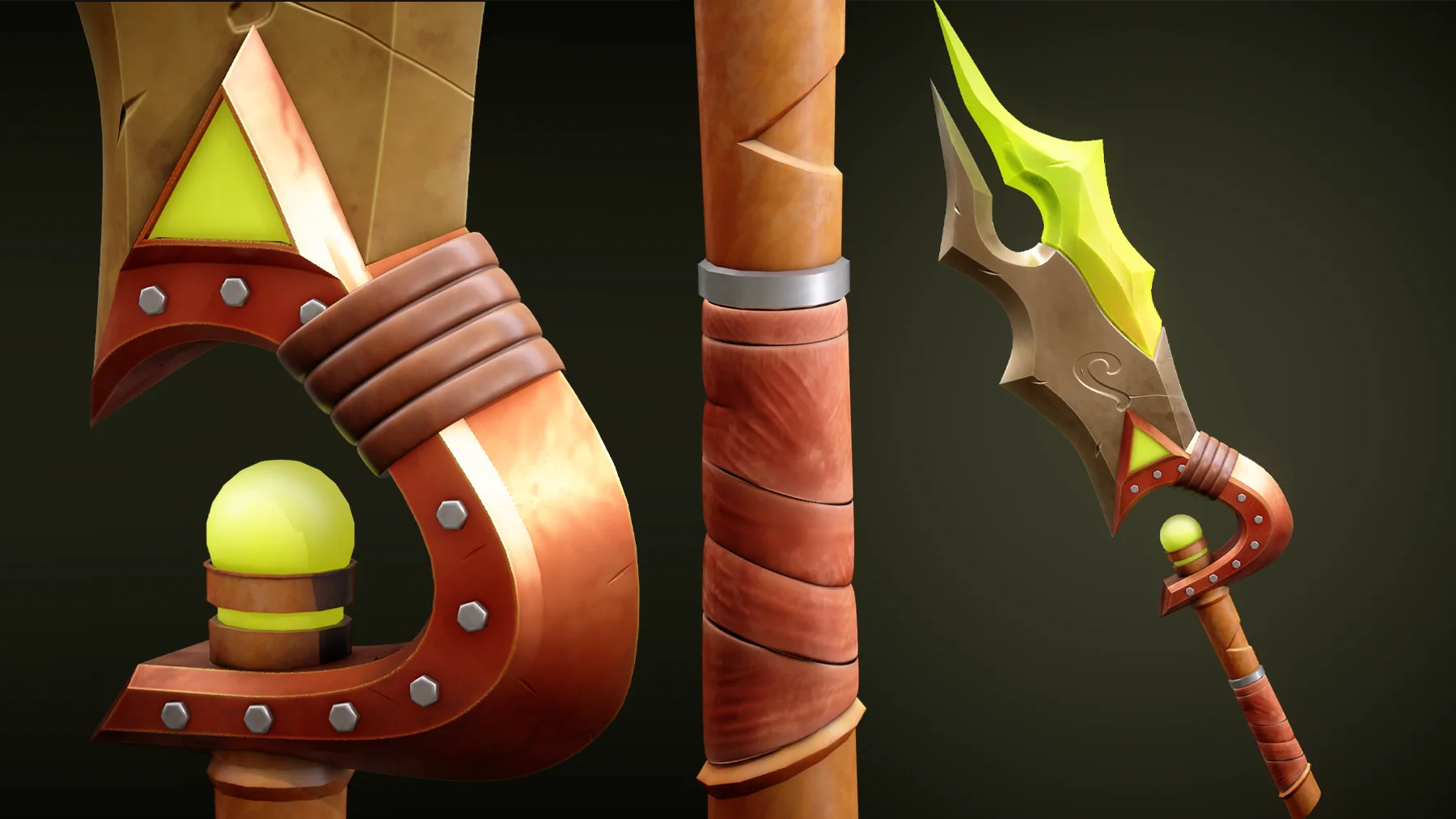 Stylized Material Generator For Substance Painter (SBSAR) Vol.3