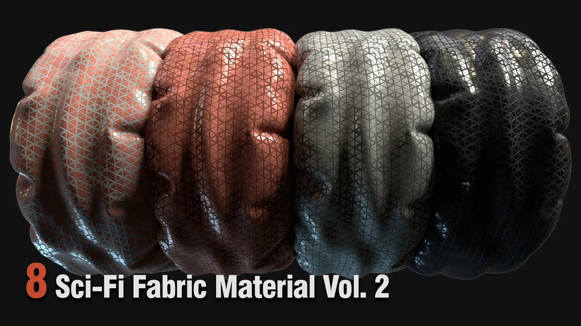 8 Sci-Fi Fabric Material Vol. 2
