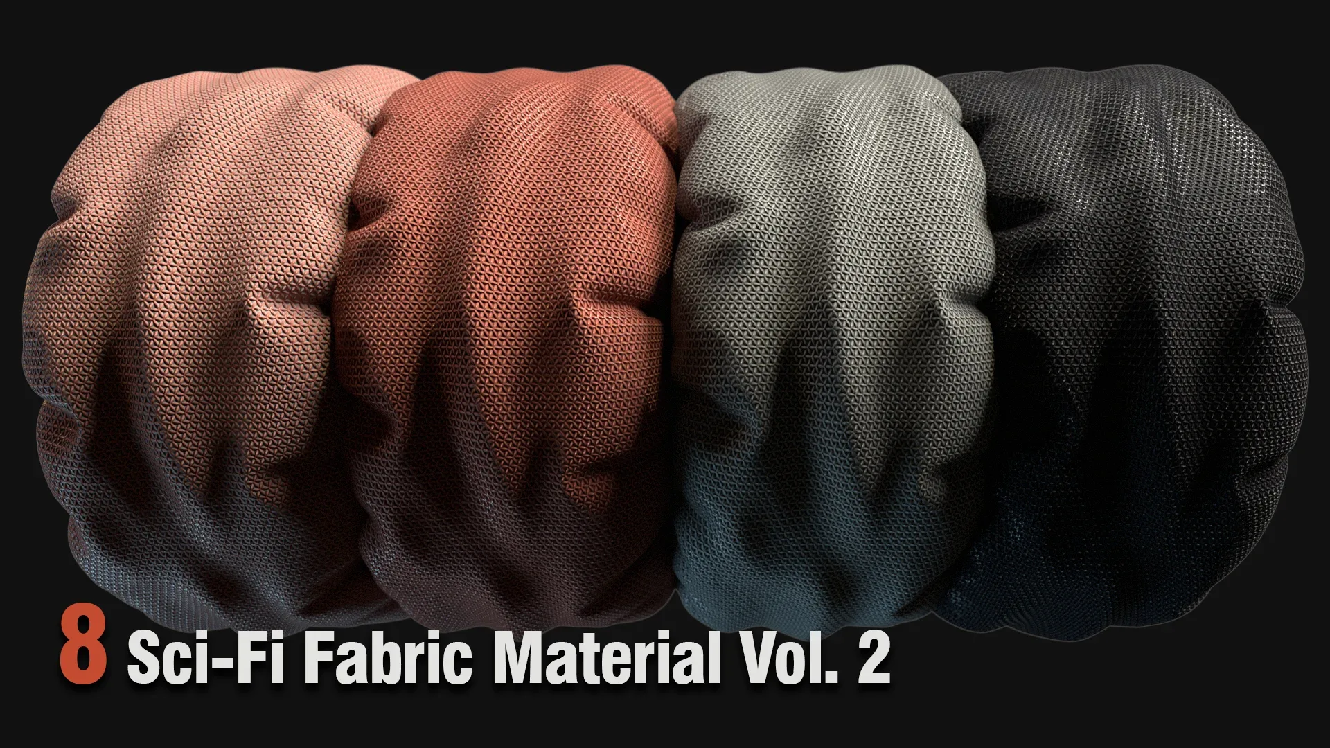 8 Sci-Fi Fabric Material Vol. 2