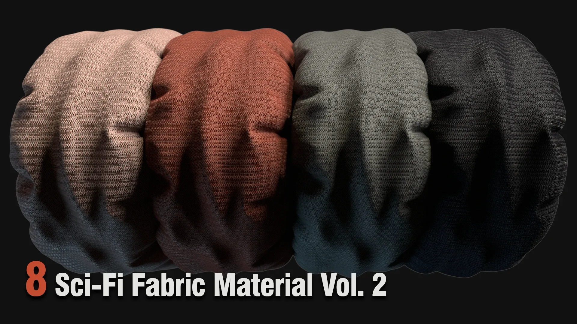 8 Sci-Fi Fabric Material Vol. 2