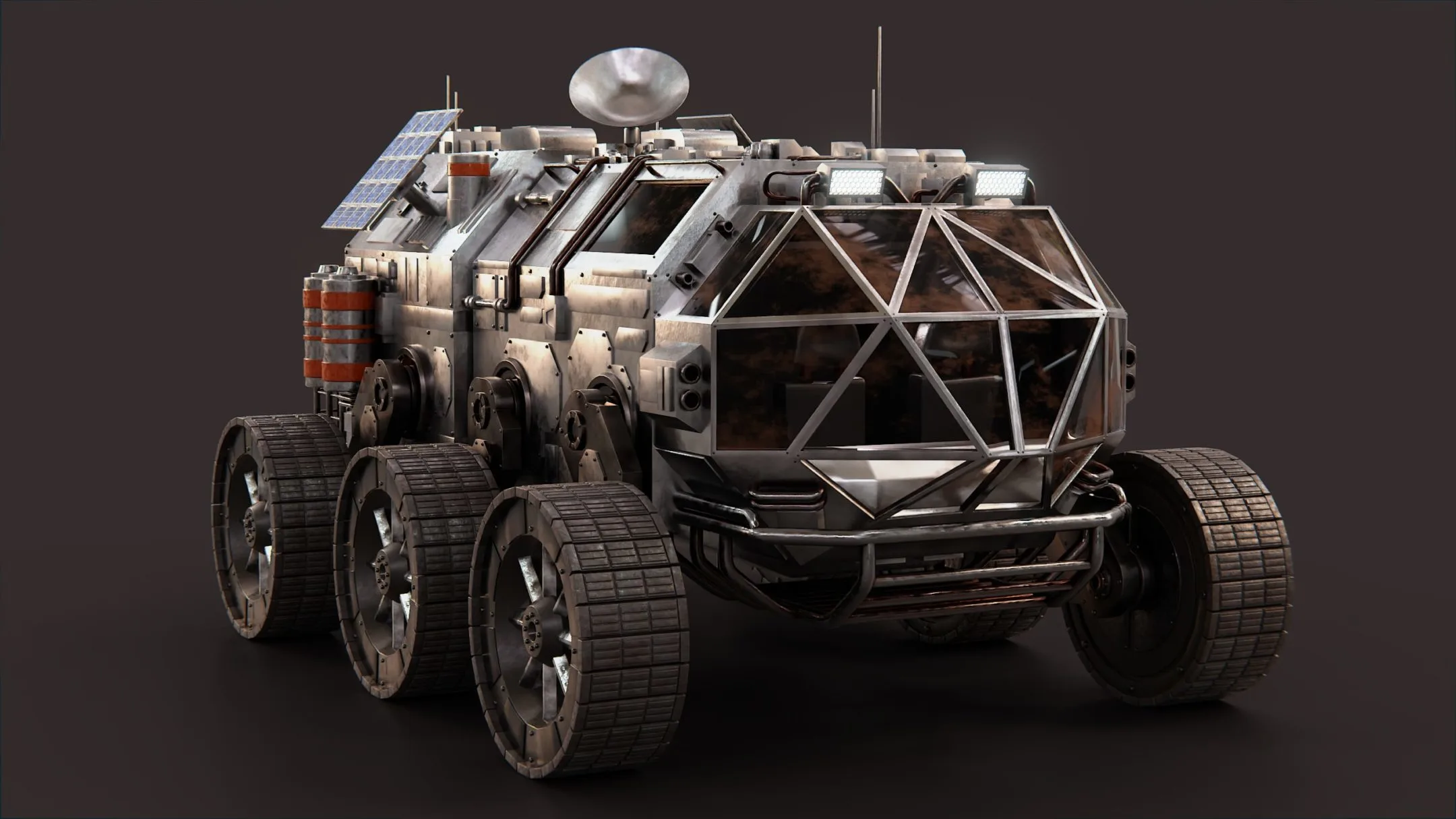 Mars Rover (Blender 3d Model)