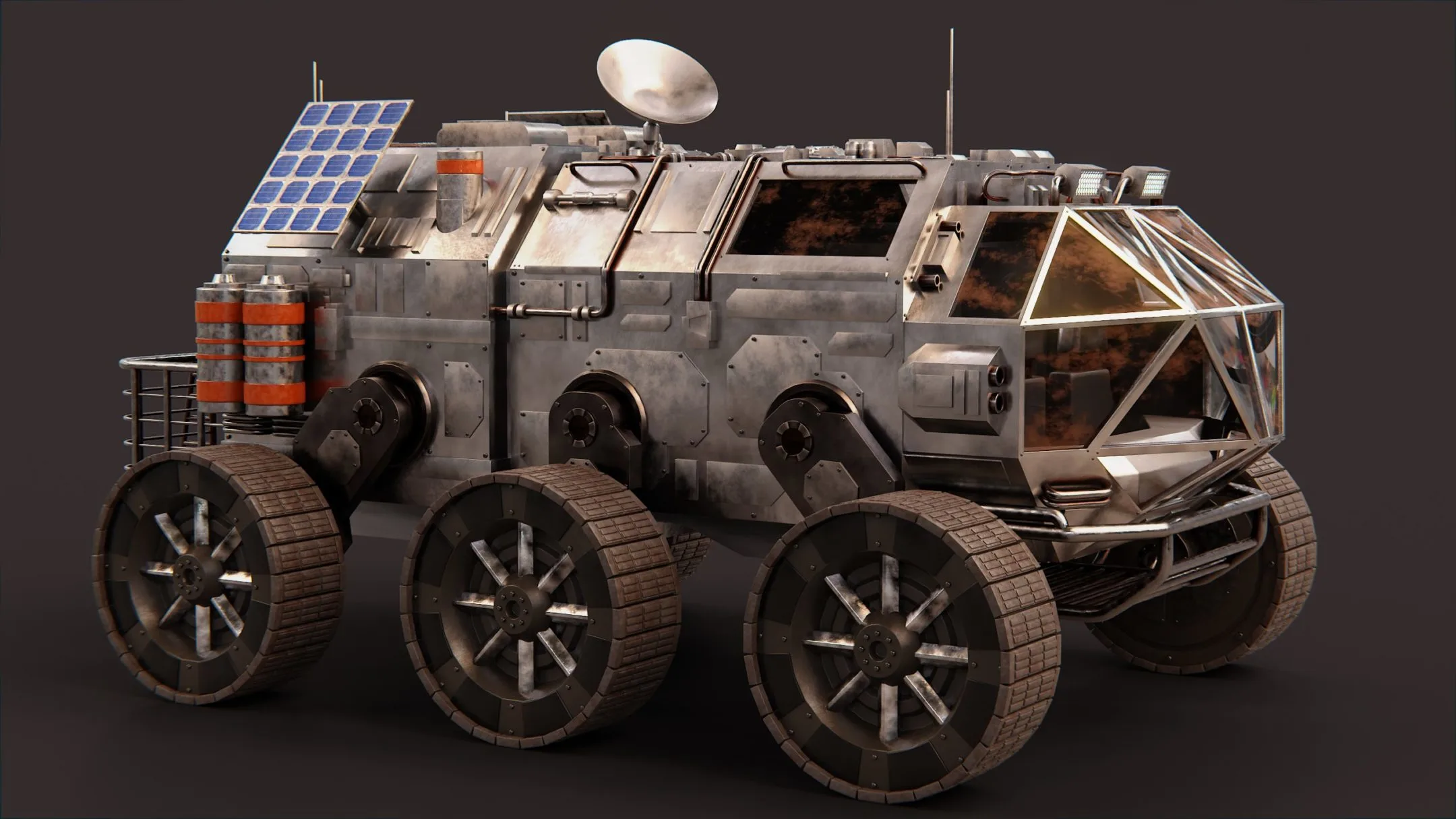 Mars Rover (Blender 3d Model)