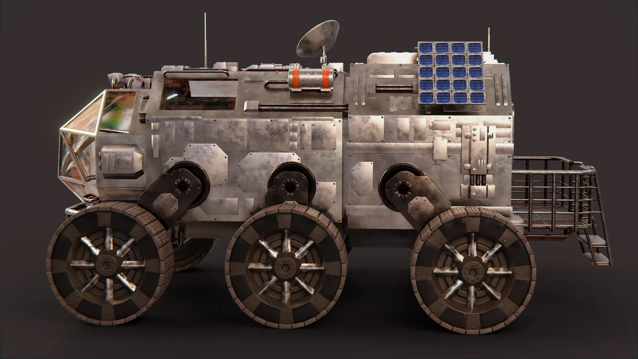 Mars Rover (Blender 3d Model)
