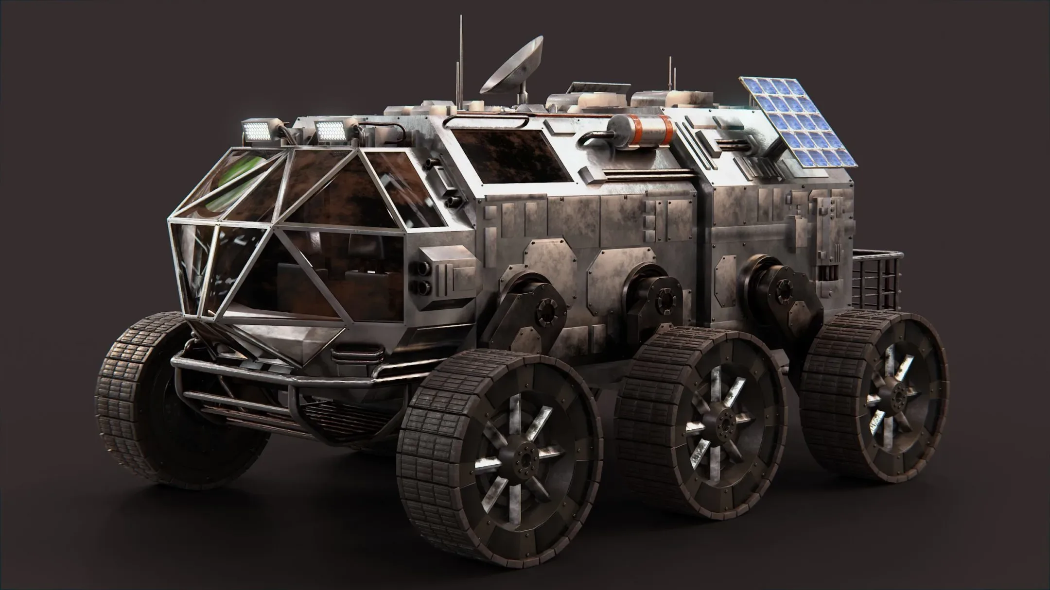 Mars Rover (Blender 3d Model)