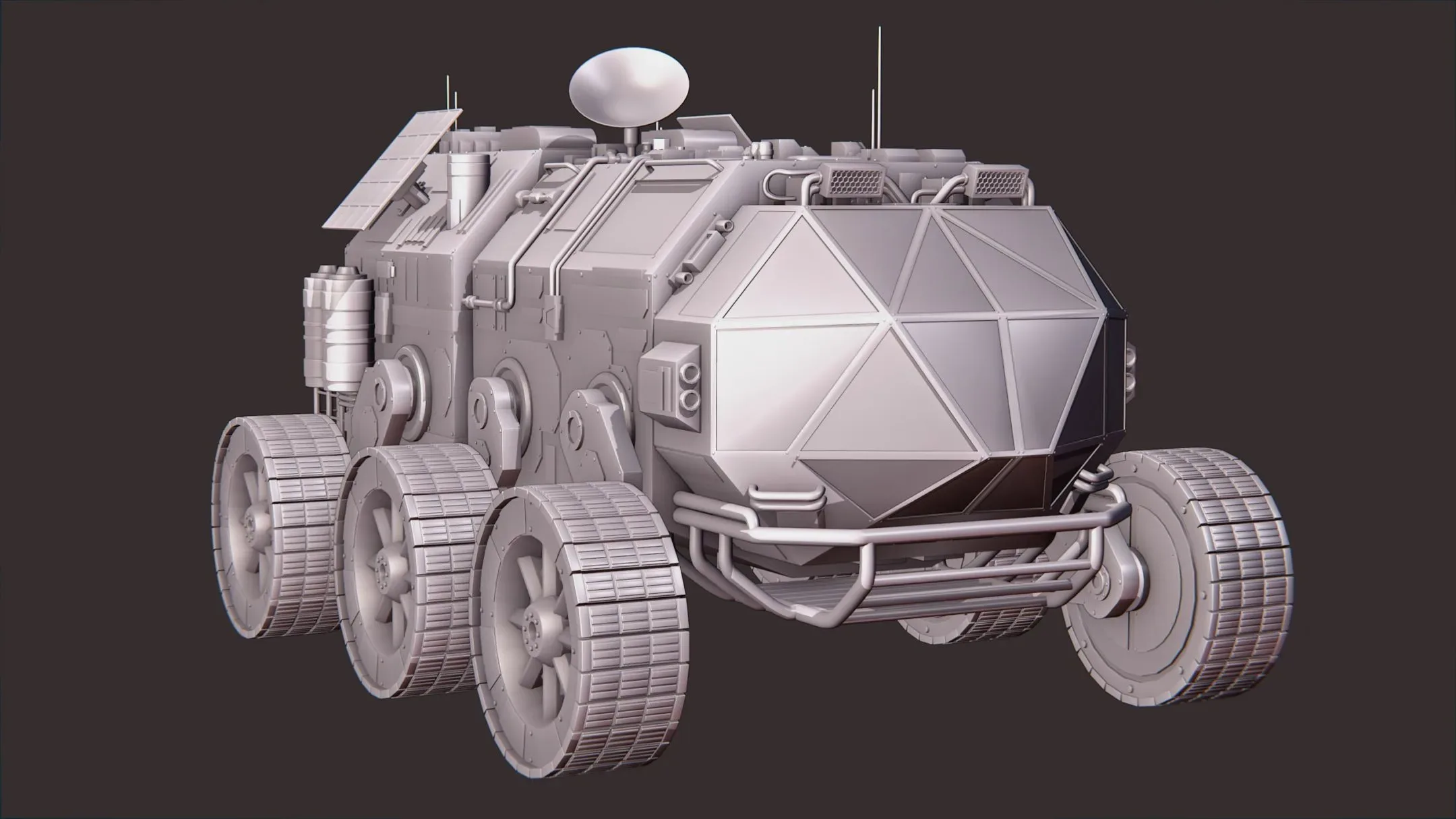 Mars Rover (Blender 3d Model)