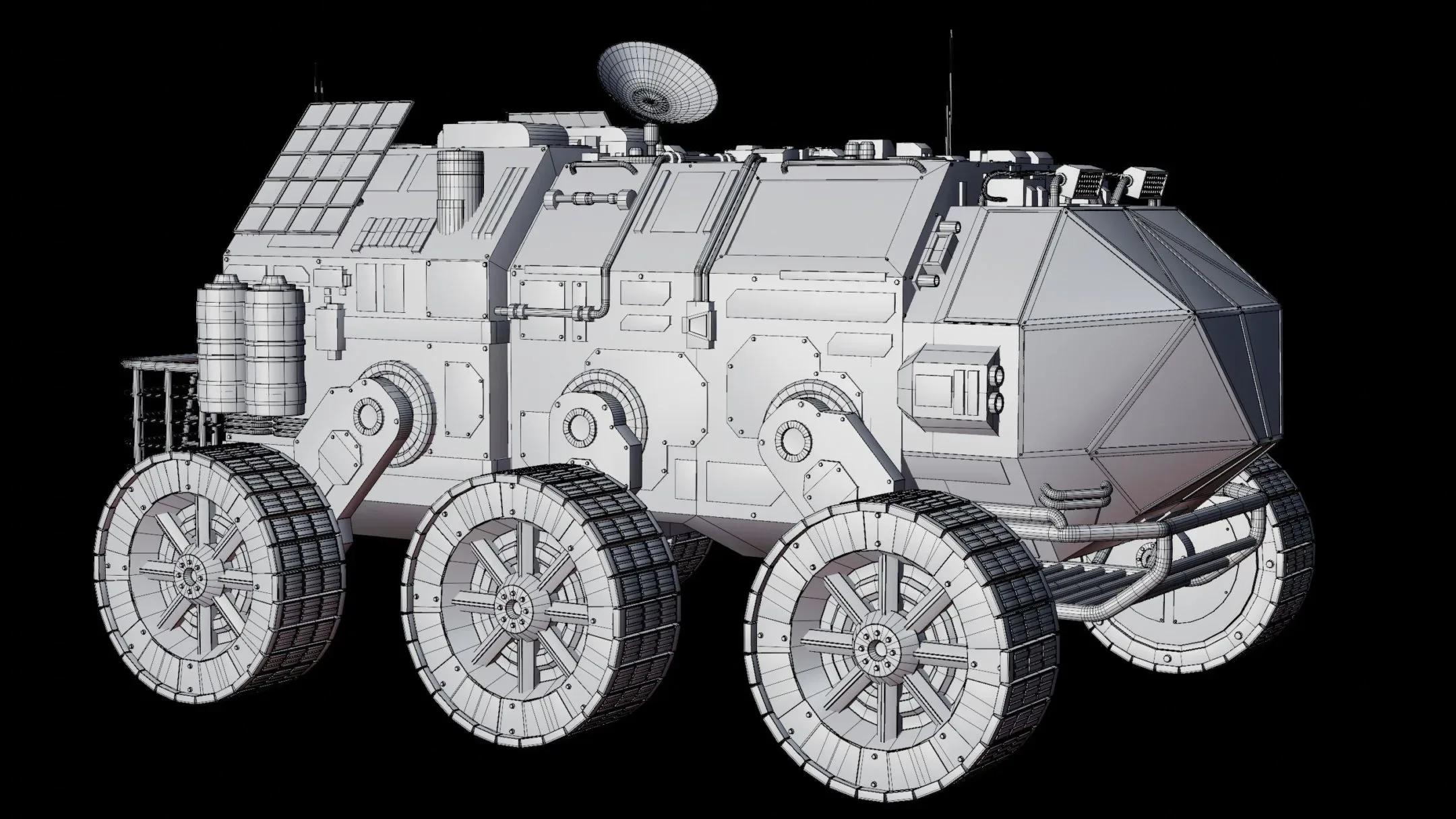 Mars Rover (Blender 3d Model)