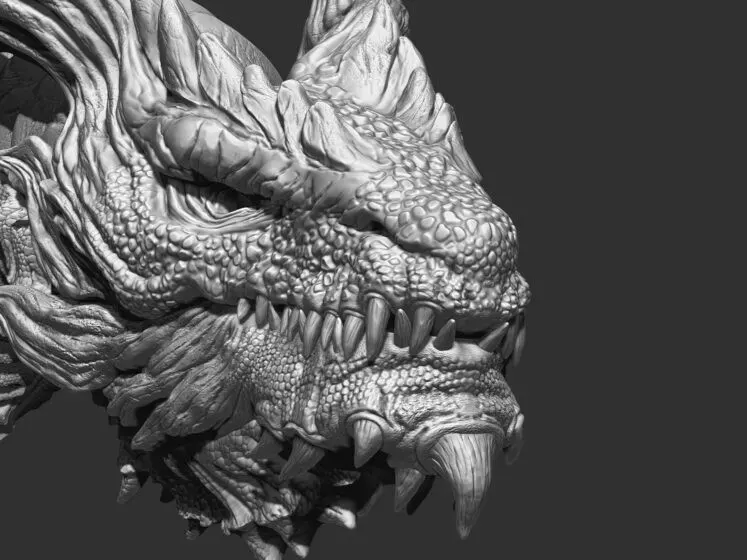 Dragon Head 3D model