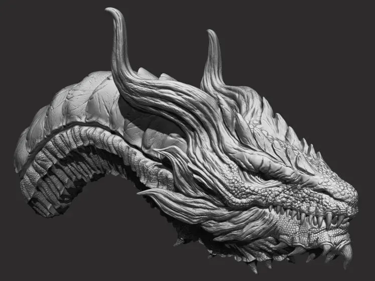 Dragon Head 3D model