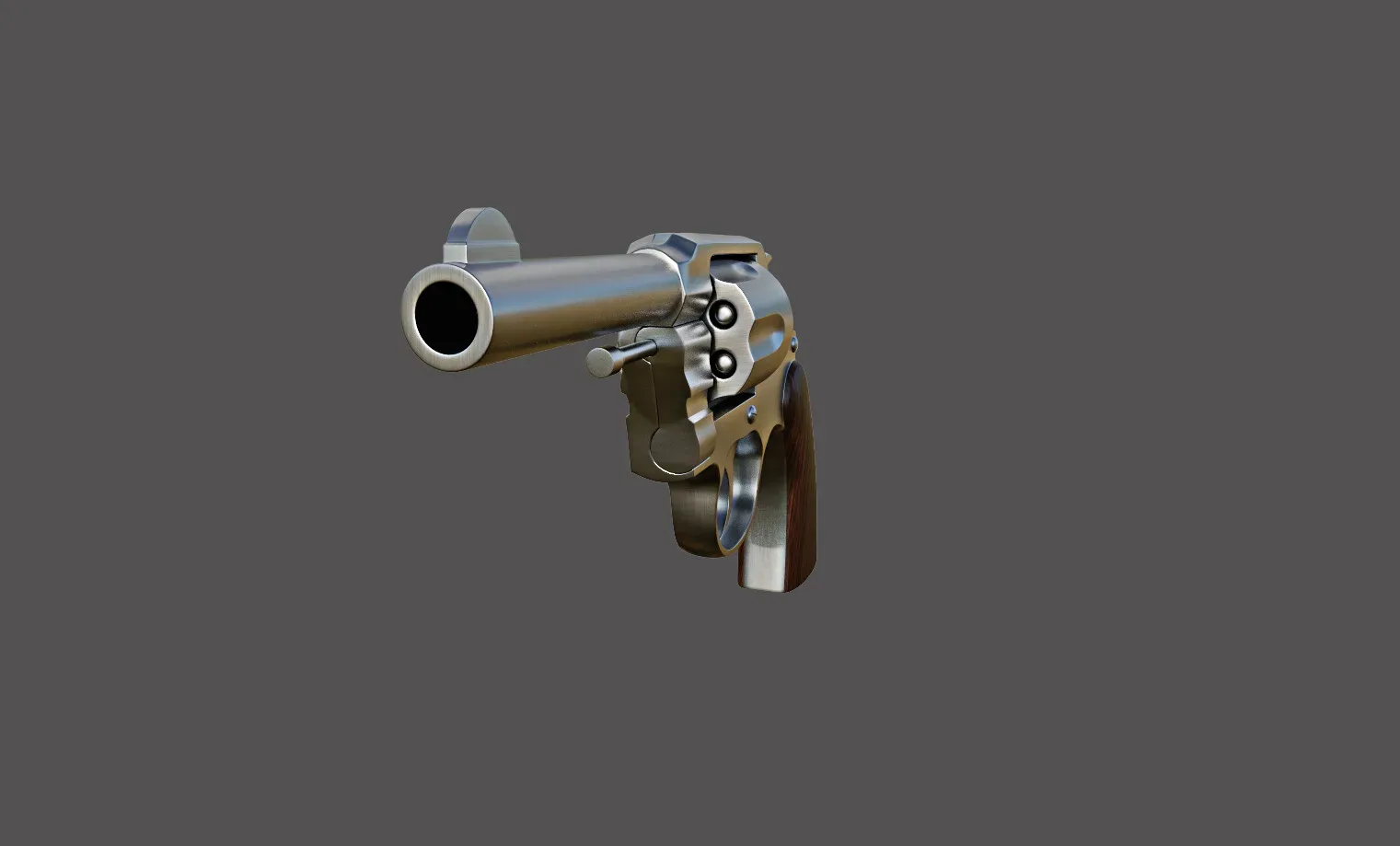 Revolver High Poly 1