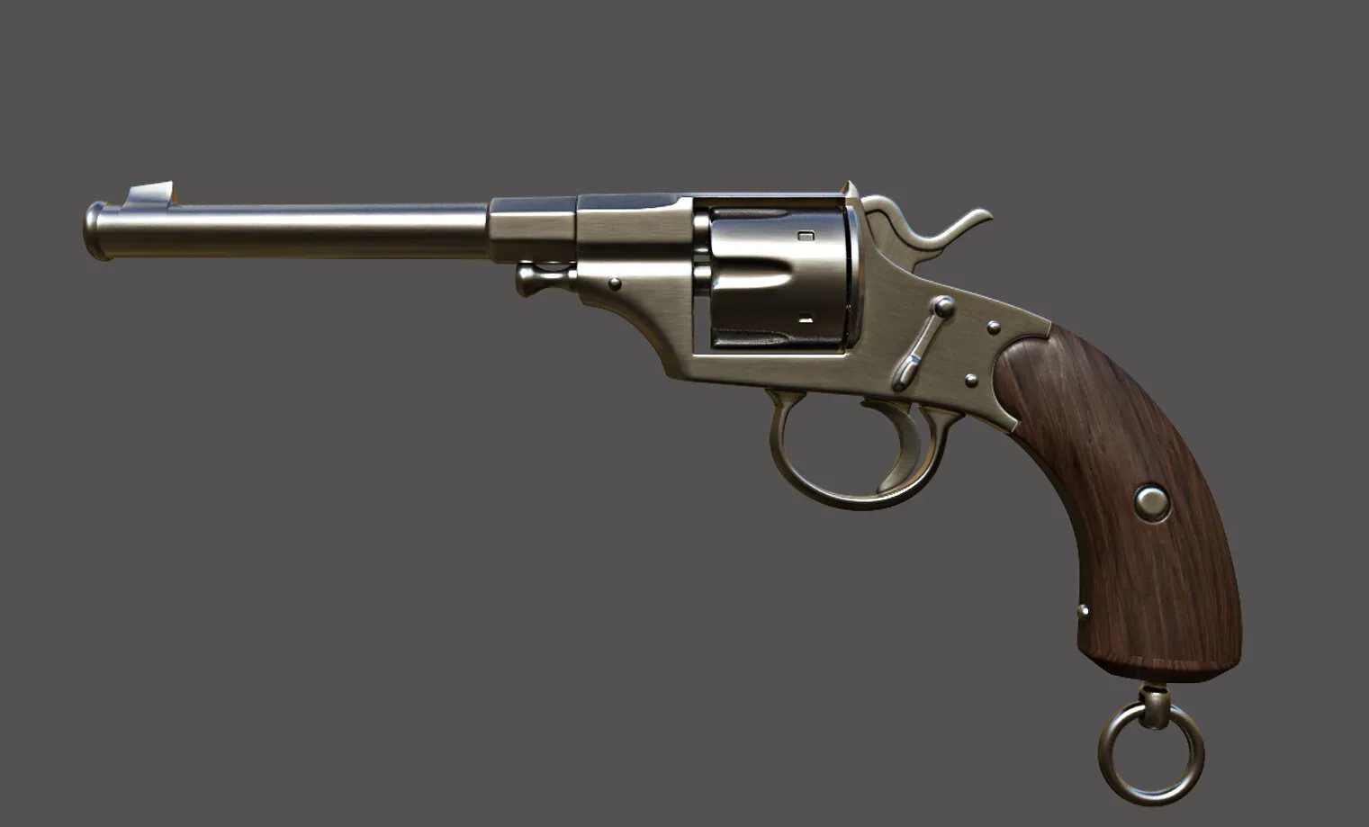 Revolver High Poly 3