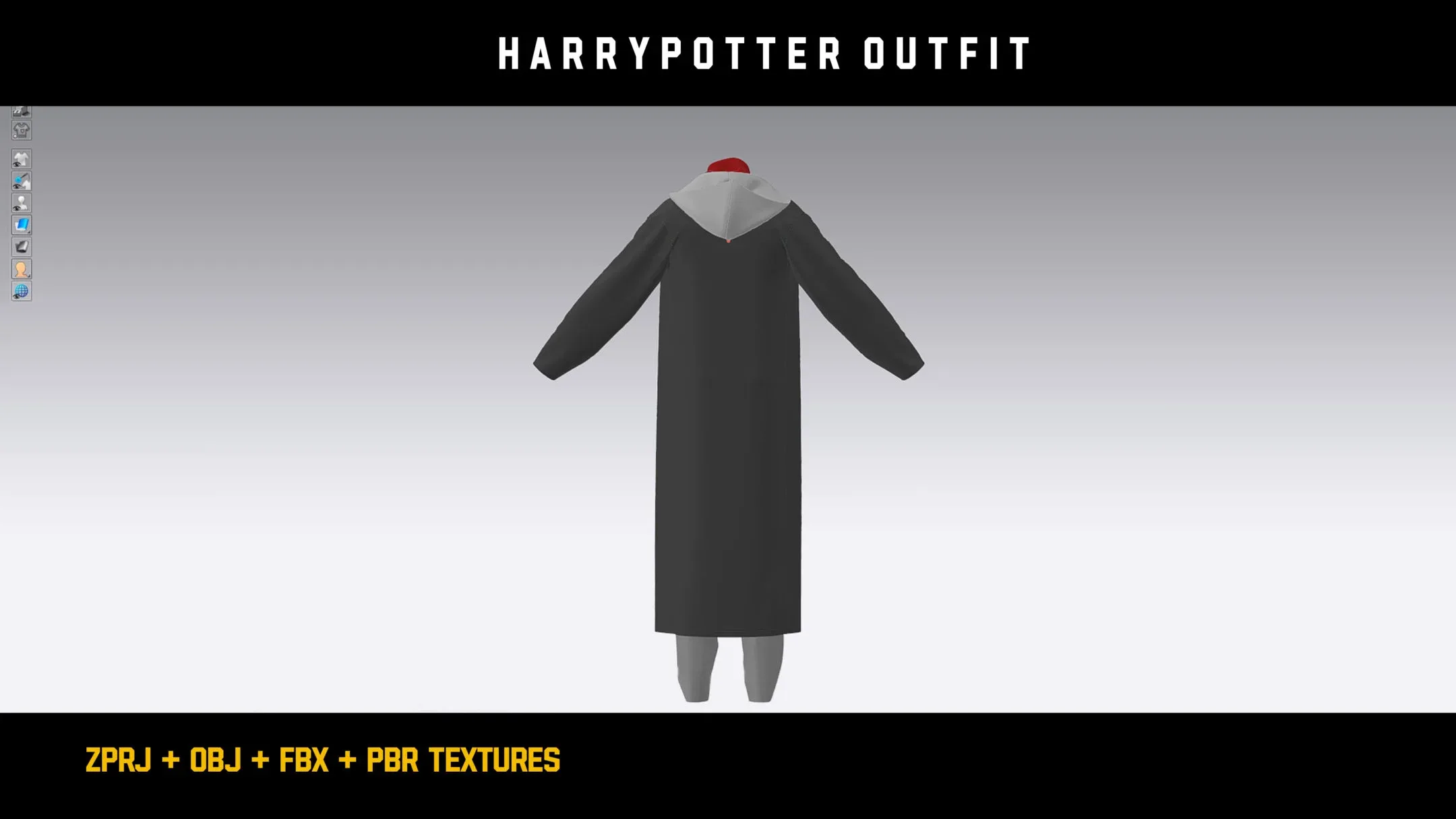 " Harry Potter Outfit " / ZPRJ - OBJ - FBX