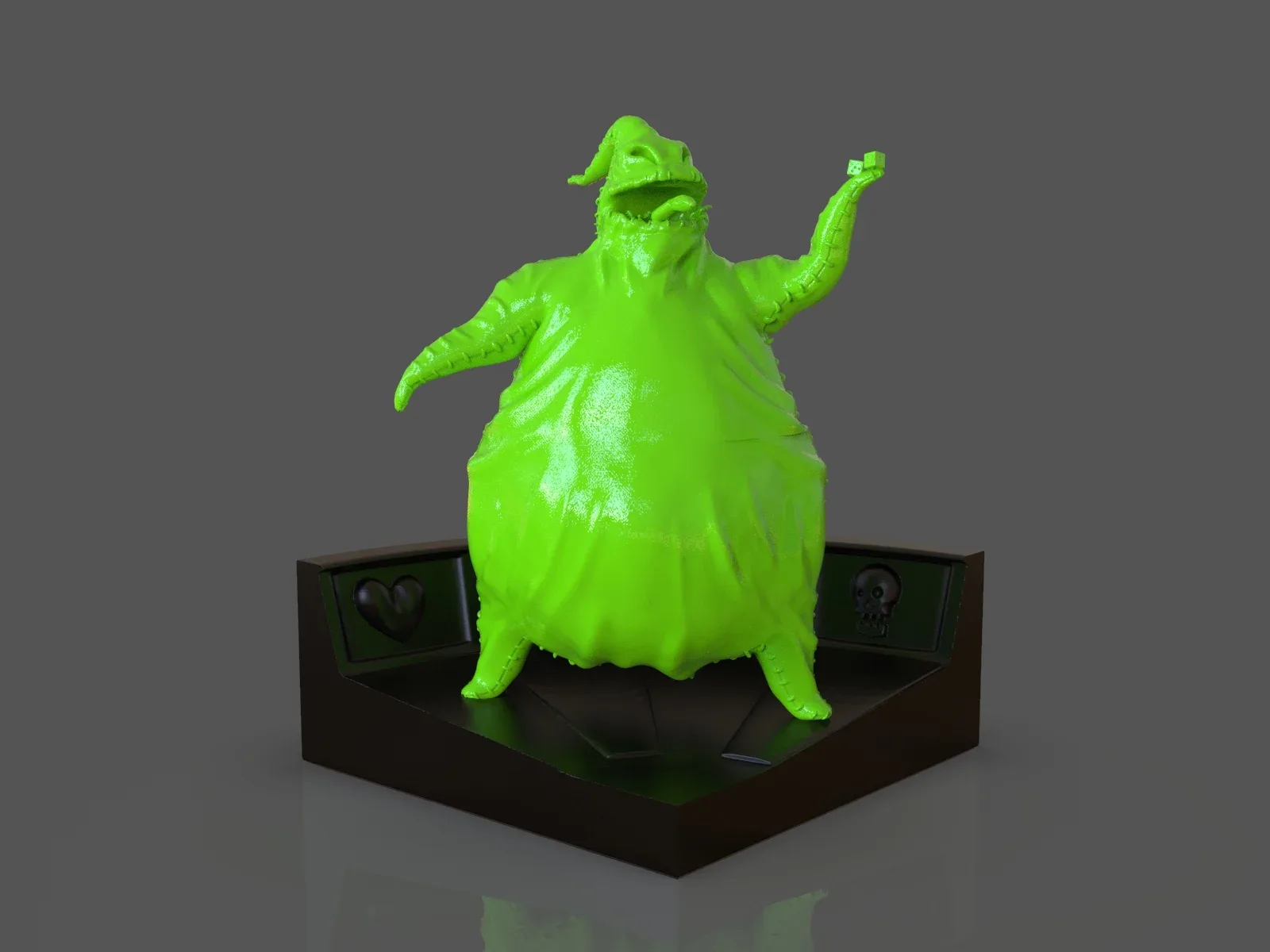 Oogie boogie sculpture