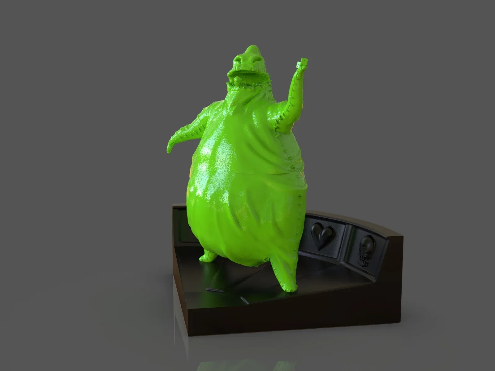 Oogie boogie sculpture