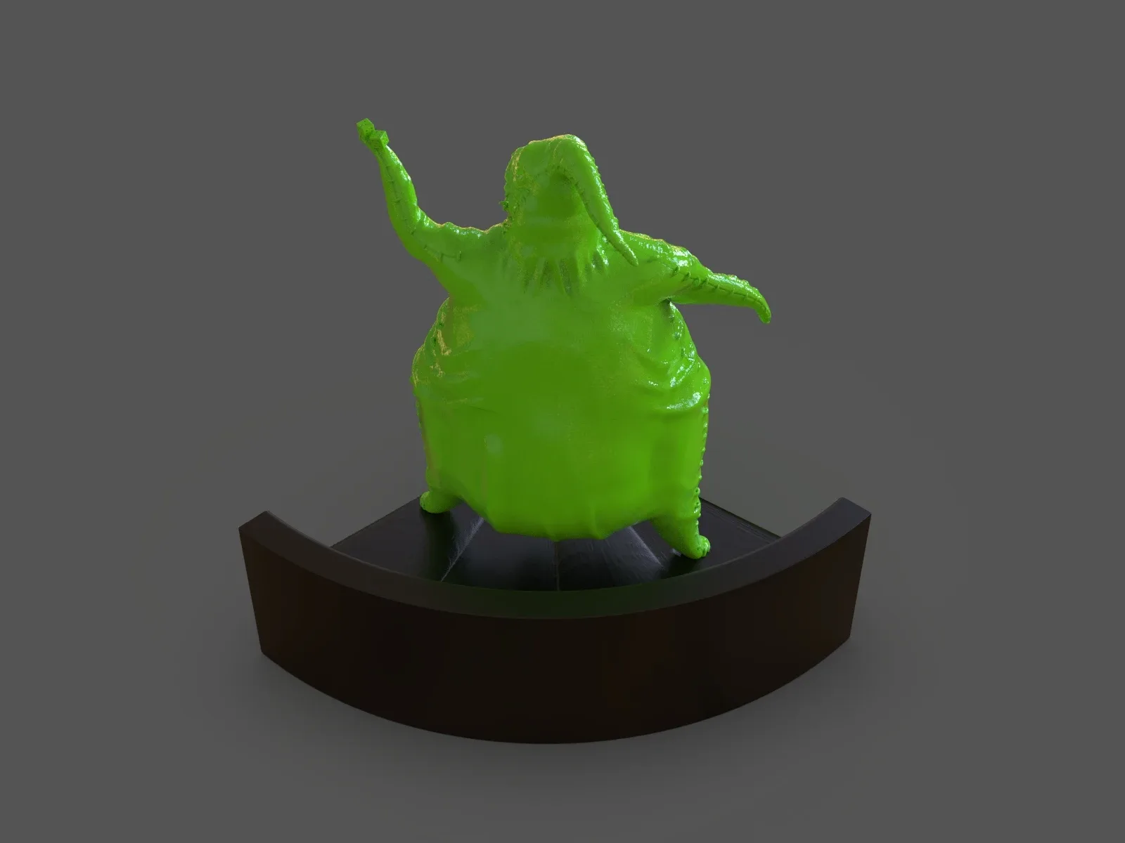 Oogie boogie sculpture