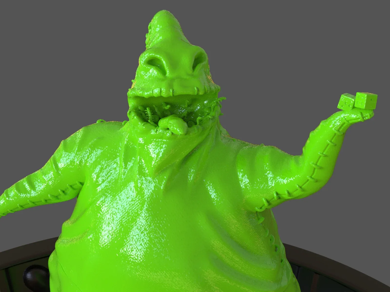 Oogie boogie sculpture