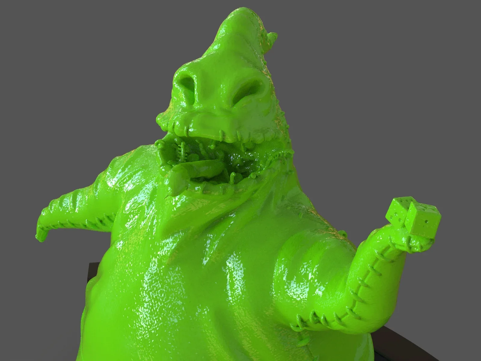 Oogie boogie sculpture