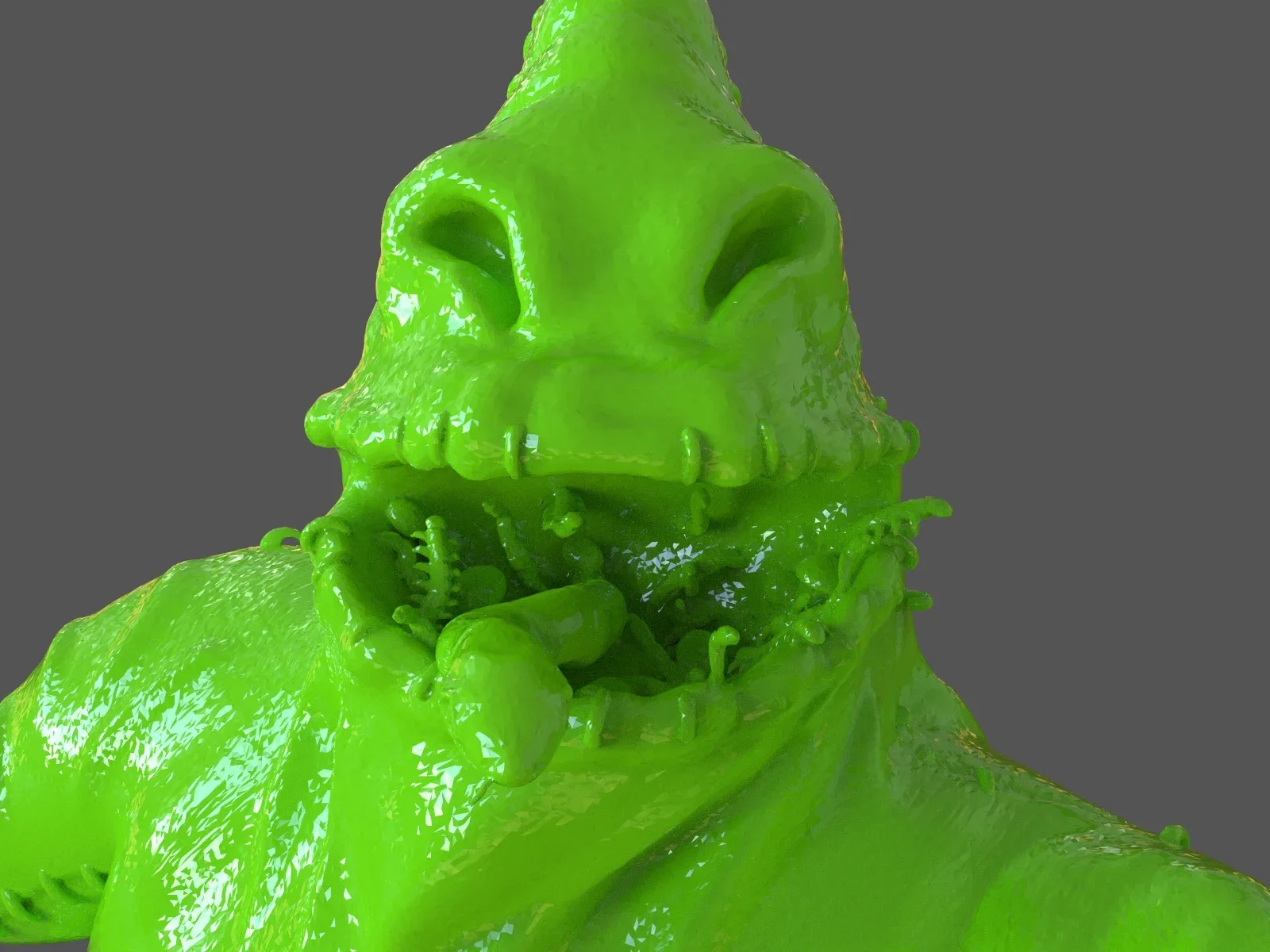 Oogie boogie sculpture