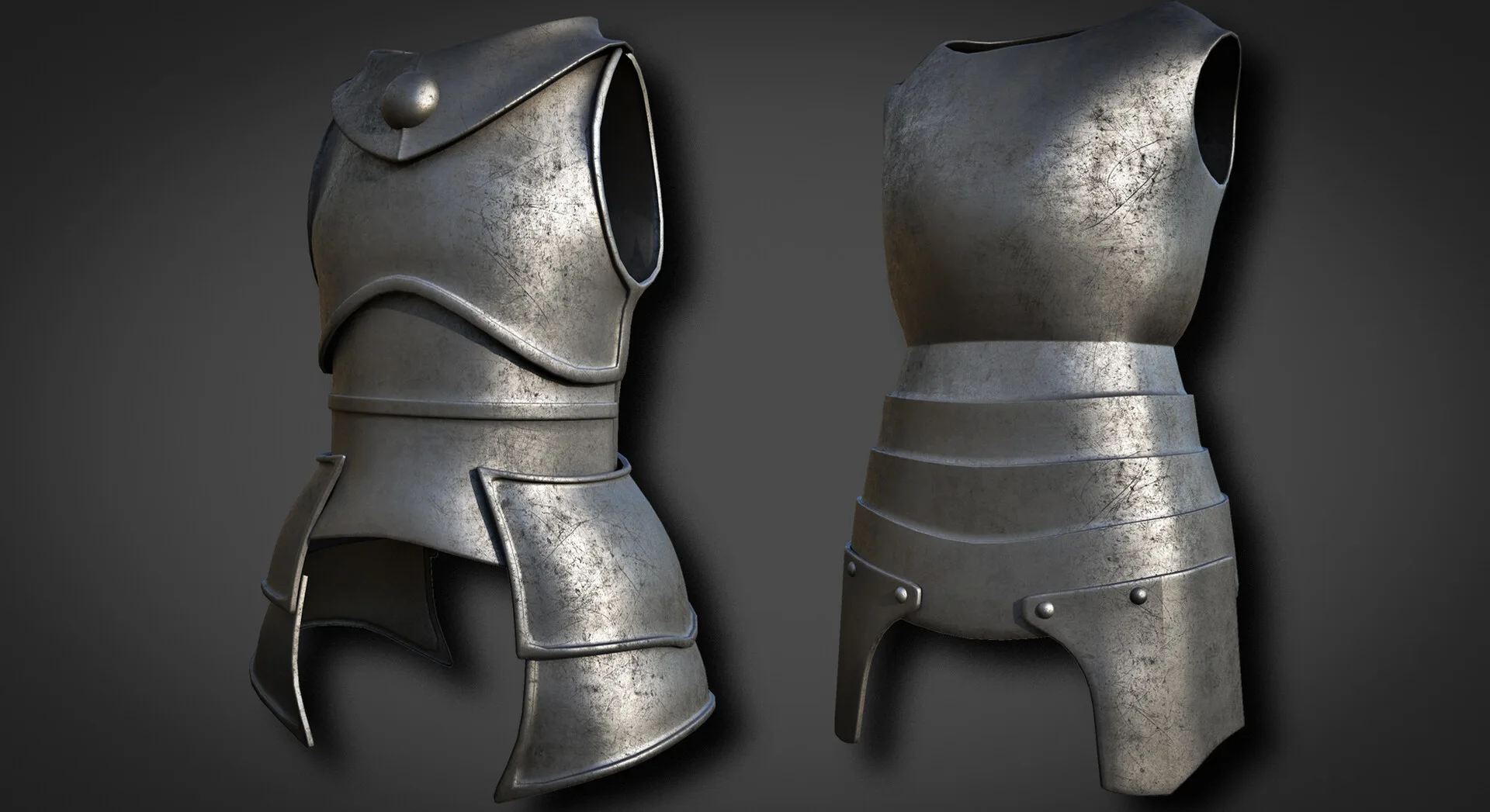 20 Body Armor Base Mesh (With UV)