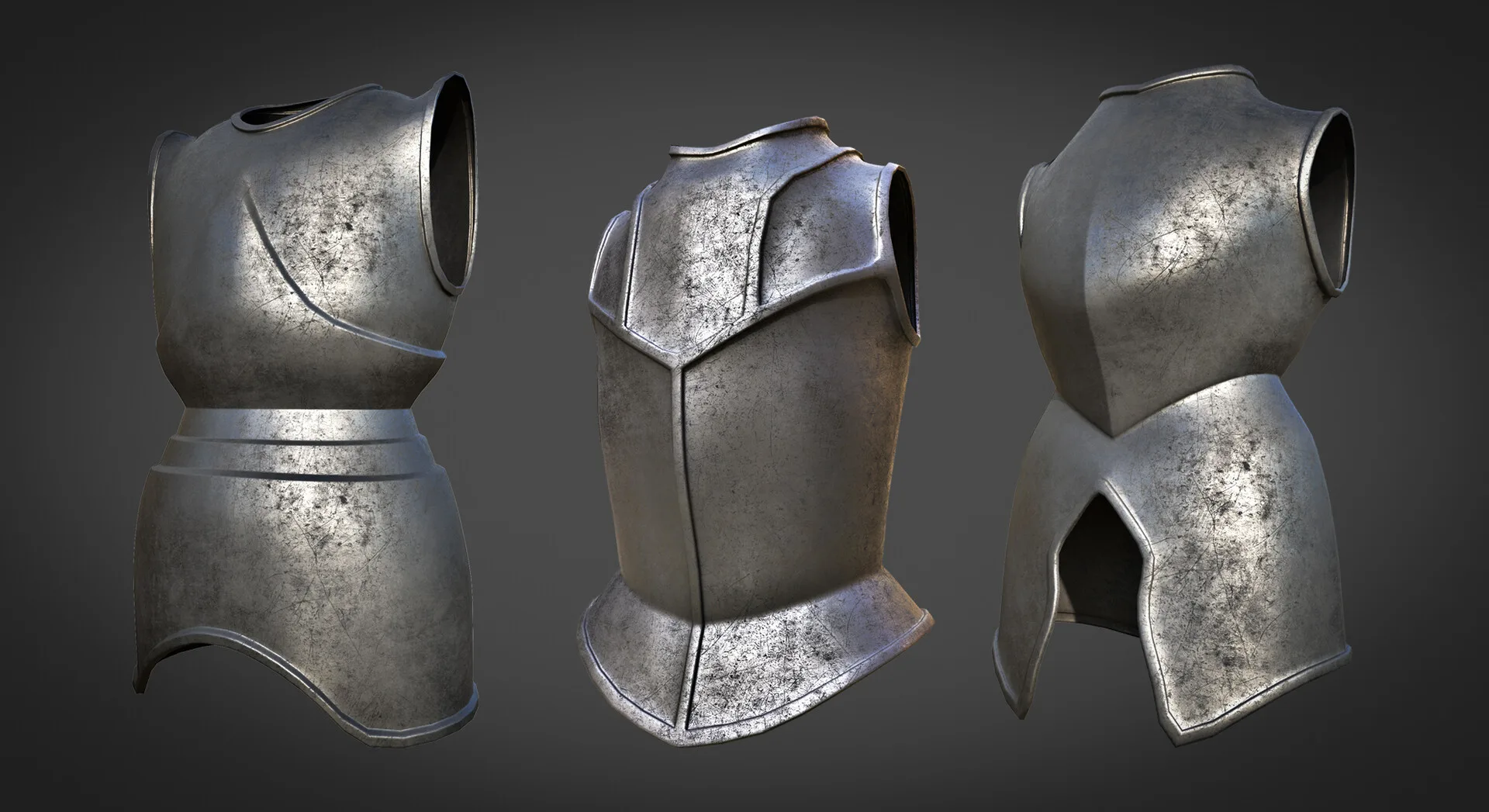 20 Body Armor Base Mesh (With UV)