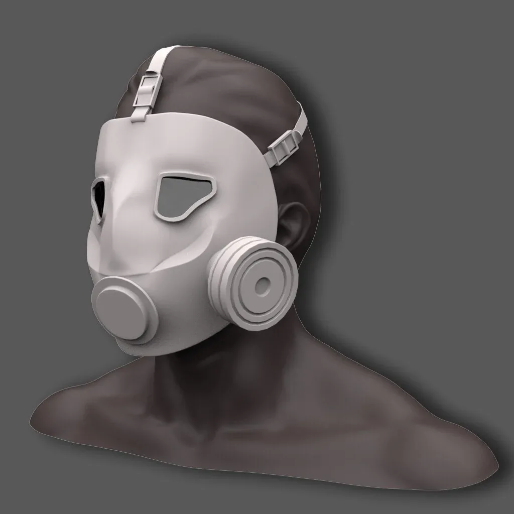 14 Gas Mask Base Mesh