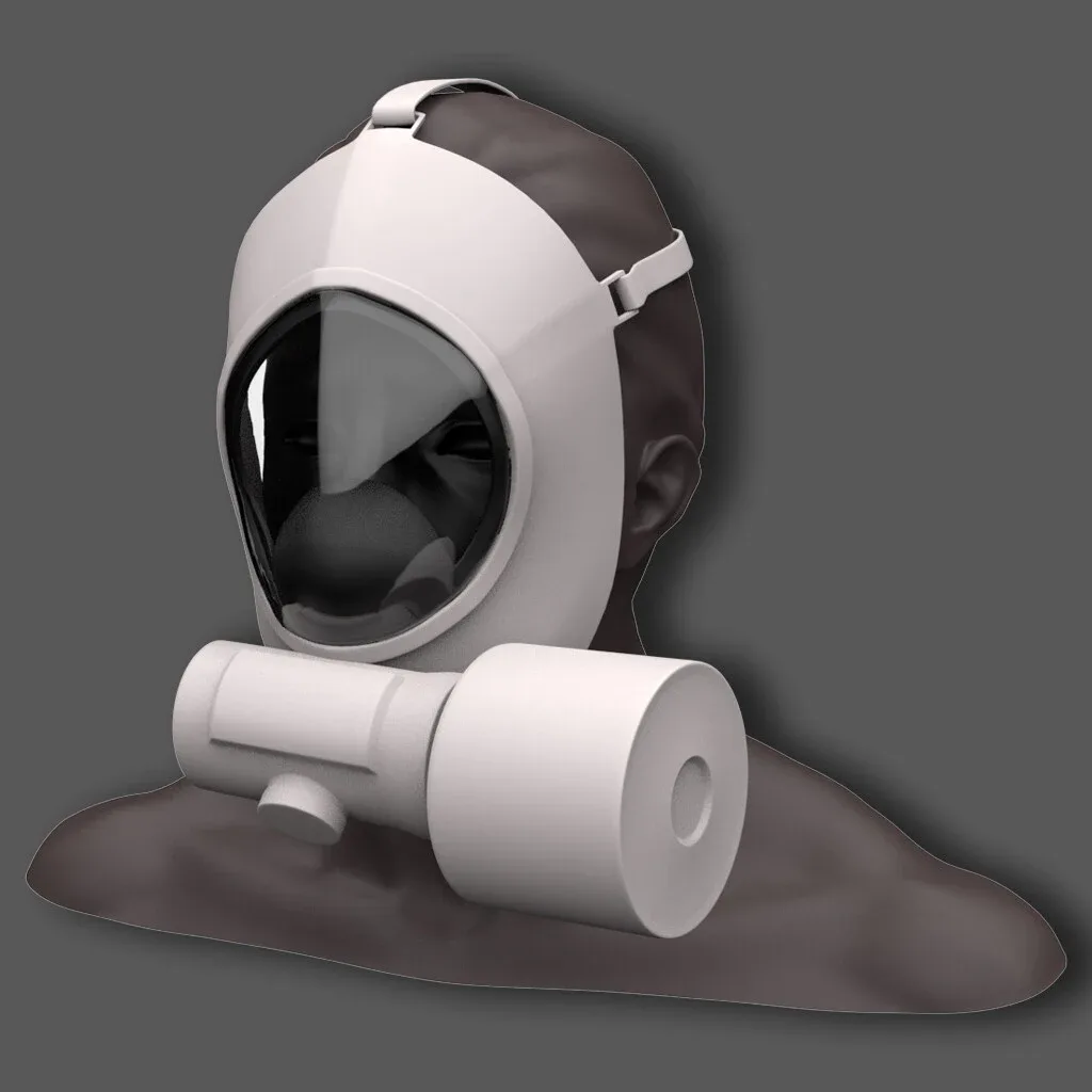 14 Gas Mask Base Mesh